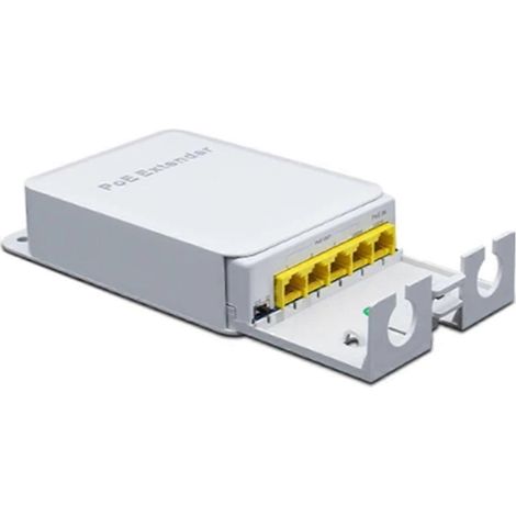 Extendeur PoE étanche 5 ports, répéteur 4 ports, réseau extérieur IP55 VLAN 44-57 V pour caméra PoE Wierl (1/5)