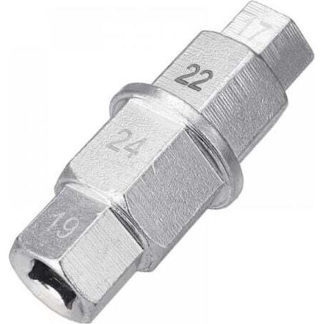 Motorcycle wheel hexagonal axle removal tool, motorcycle front and rear wheel axle removal tool, hexagonal axle removal tool for most wheel repairs (1/3)