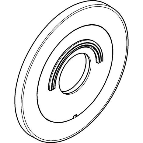 Grohe Rosette, D 180mm für Europlus Fertigmontageset Brause, Weiß, 46368L00