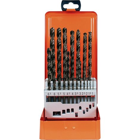 Projahn Spiralbohrer Satz HSS-G ECO 19-tlg. 1-10/0,5mm, in Metallkassette 60831 (1/4)