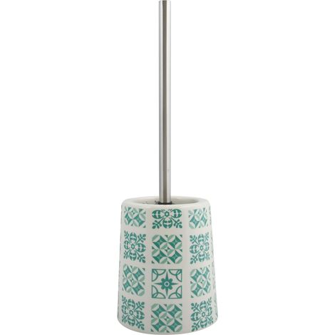 Brosse WC avec Support Céramique Turquoise