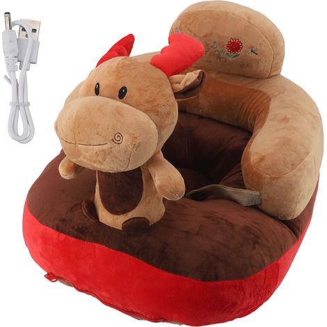 Siège de soutien pour bébé, canapé en peluche douce et confortable, angles réglables, fonction Bluetooth, support pour bébé à l'intérieur. (1/5)