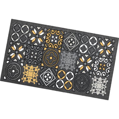 Zerbino Gomma Simpatico Tappeto Ingresso Asciugapassi Antiscivolo 100% Made In Itay - D