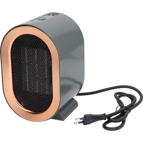 Radiateur électrique portable 1200W avec ventilateur rapide, réglable, pour intérieur bureau maison, prise UE 220-240V, chauffage efficace. (1/5)