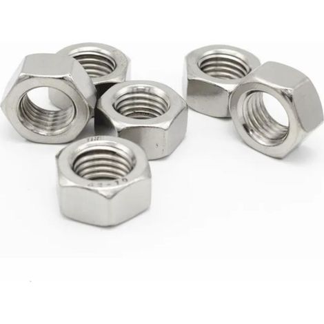 Écrous hexagonaux, M4/M5/M6-M20, hexagonaux anti-dents, fixations (1/5)