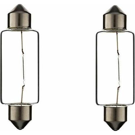 2x ampoule 24V 15W SV8,5 15x44mm navette voiture camion remorque tracteur éclairage lumière