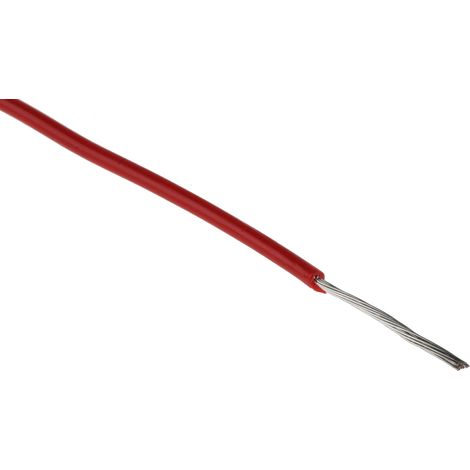 Fils de câblage RS PRO, 0.5mm², Rouge, 500m, 1 000 V c.a. ( Prix pour Bobine de 500 Mètres )