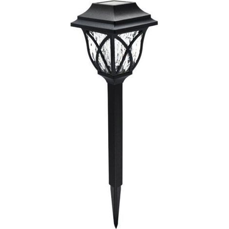 1 Lot Lampadaire solaire, Étanche, Lumière chaude LED, Jardin, Allée (1/4)