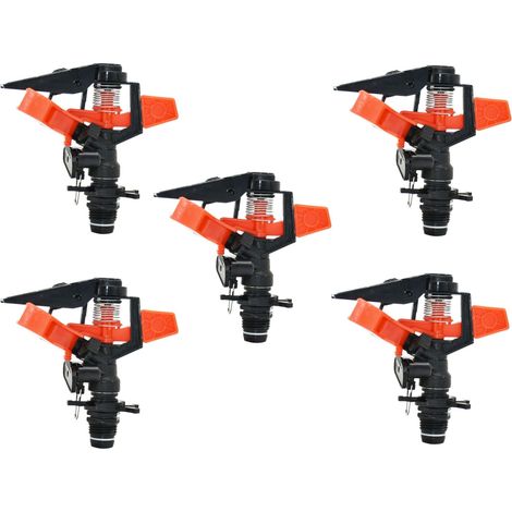 Arroseur agricole secteur 1/2, distance de tir 8 à 13 m. Pack 5 unités.  Offre exclusive (1/5)