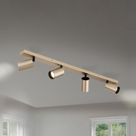 [GEBRAUCHT] B-Ware Orion Strahler Sean Deckenlampe Deckenlicht 4 Flg. Goldfarben Metall Schwenkbar (1/2)