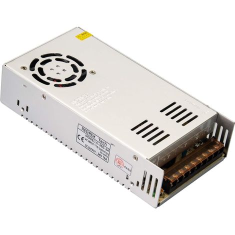 Alimentation DC 24V 15A 360w Commutation Transformateur Adaptateur avec Ventilateur Refroidissement à Température Contrôlée pour Imprimantes 3D Bande LED Light CCTV Sécurité Système (1/5)