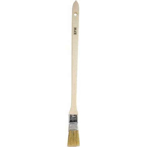 Pinceau Calorifere - 38 mm - Poils Naturels Clairs - Manche Bois - Pour Radiateurs Peinture Vernis Emulsions - 1 Unite (1/3)