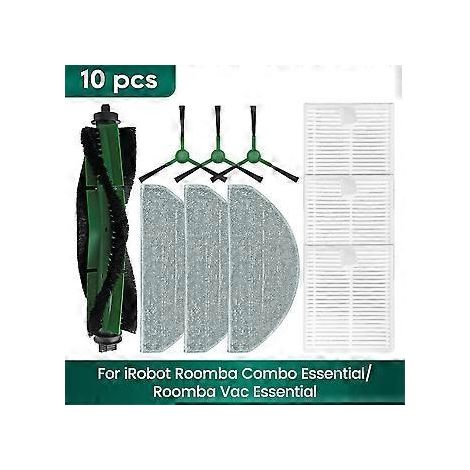 Accessoires pour iRobot Roomba Combo Essential : brosse latérale principale, filtre HEPA et serpillière (1/5)