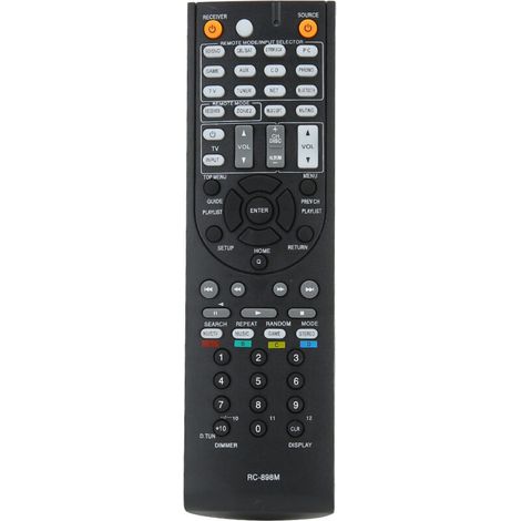 Universelle Fernbedienung für ONKYO TX-NR646, TX-NR747 und TX-NR545 Verstärker – Kompatibel mit Modell RC-898M (1/5)