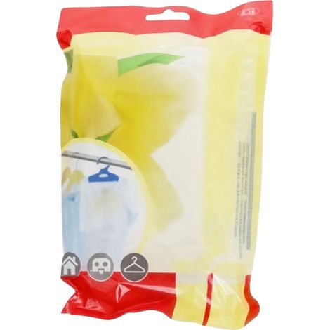 Sac Absorbeur d'Humidité, 220g de Chlorure de Calcium, Contrôle des Odeurs, Jaune (1/2)