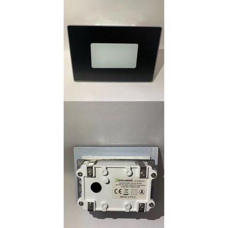 5w Ip66 Noir Cailleur De Plafond à Led Intégré 3000k 4000k 6500k (1/2)