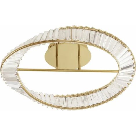[NEUWERTIG] B-Ware Nova Luce Deckenleuchte Deckenlampe Aurelia Led Gold Neutralweiß Dimmbar ø 60 Cm