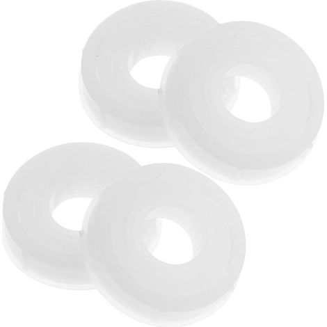 Adaptateur Entretoise pour Meule, Lot de 2 Sets, Plastique Blanc, 7-8 Mm  Ajustement Précis du Diamètre, Application Polyvalente, pour Meules D’établi, Usinage de Pierre et Métal (1/5)