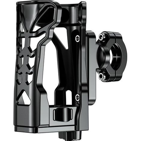Wasserflaschenhalter für Motorrad & Fahrrad - Universell für ATV, Dirt Bike, Mountainbike - Lenkerhalterung für Getränkeflasche - Leichtmetall