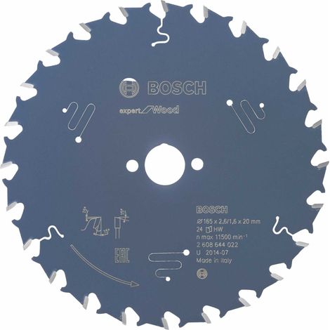 Bosch Expert para madera hoja de sierra circular 165 mm 24 dientes