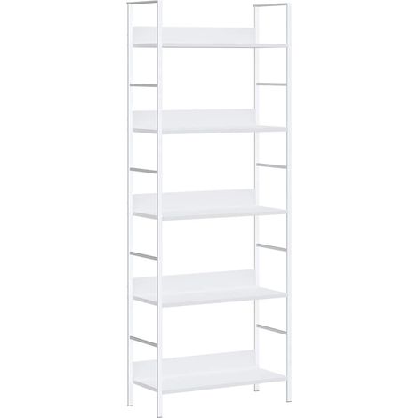 Maison Exclusive - Scaffale Libri 5 Ripiani Bianco 60x27,6x158,5 Legno Multistrato