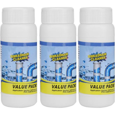 3pcs sink drain cleaner clog remover pour kitchens drains toilets bathrooms floor drain (1/4)