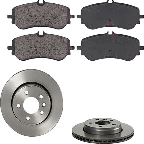 KIT FRENI POSTERIORI compatibile con VW AMAROK (2HA,2HB,S1B,S6B,S7A,S7B) - DISCHI + PASTIGLIE OEM: P 85 172 / 24.0122-0309.1 /SOSTITUZIONE DIRETTA/BASSA POLVERE/SILENZIOSO (1/5)