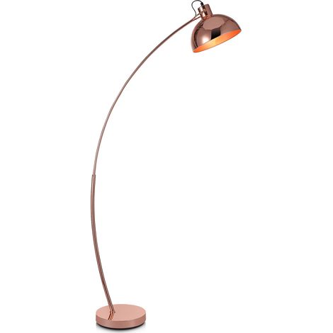 Lampada da Terra LED Oro Moderna Ricurva Teamson Home Arco VN-L00025-EU (1/5)