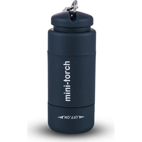 Mini lampe torche porte-clés rechargeable LED étanche lampe de poche pocket (1/5)