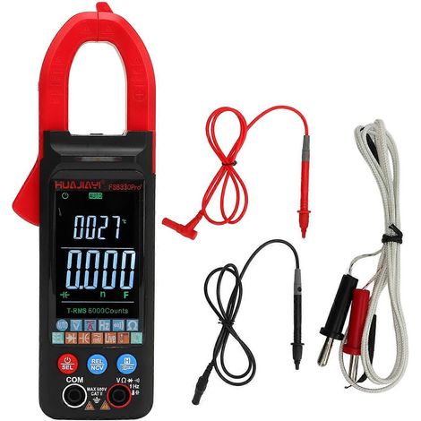 Digitales Stromzangenmessgerät mit automatischer Bereichswahl, AC/DC-Voltmeter, intelligenter Stromprüfer, Multimeter, NCV zur Messung