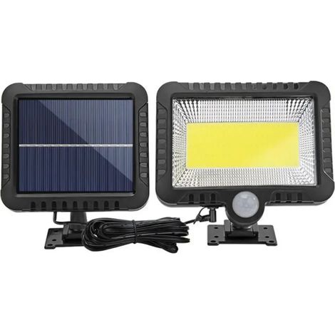 (Y006-A) Lampadaire solaire LED intelligent à induction, étanche, projecteur d'éclairage extérieur pour jardin, applique murale ultra-lumineuse (1/5)
