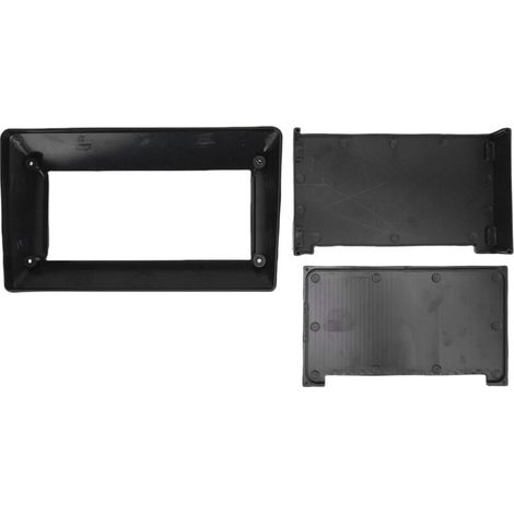 Cornice per autoradio singolo DIN in plastica ABS, facile installazione, pannello di navigazione GPS per auto -Crezuo