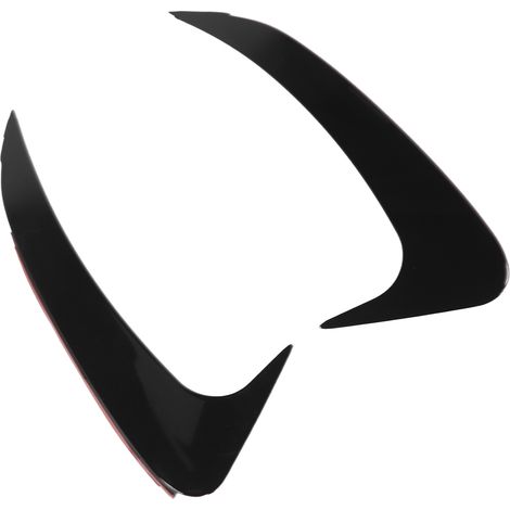 Déflecteur d'air arrière V295 AMG Line, paire de spoiler de bouclier noir brillant, remplacement robuste et élégant pour Mercedes-Benz Classe EQE, couvre-aération de pare-chocs. (1/5)
