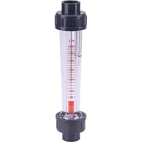 Kunststoff-Rotameter-Durchflussmesser 60-600 l/h LZS-15D Flüssigkeitsrohr-Durchflussmessgerät (1/5)