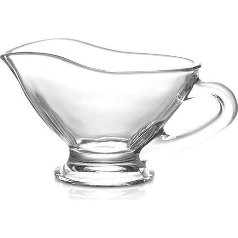 Salsiera olio aceto in vetro grande 300 ml con manico