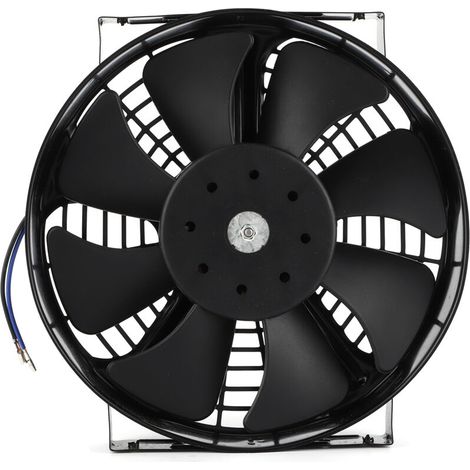 Jeffergarden Ventilateur universel 10 pouces pour refroidissement moteur, radiateur électrique, climatisation, 12 V CC, 80 W, 2400 tr/min, pour voiture et camion (1/5)