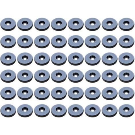 Patins Meubles,Lot de 48 patins de meubles ronds en téflon,Anti-vibration Patins Glisseurs pour Meubles,(Ronde) 19 mm