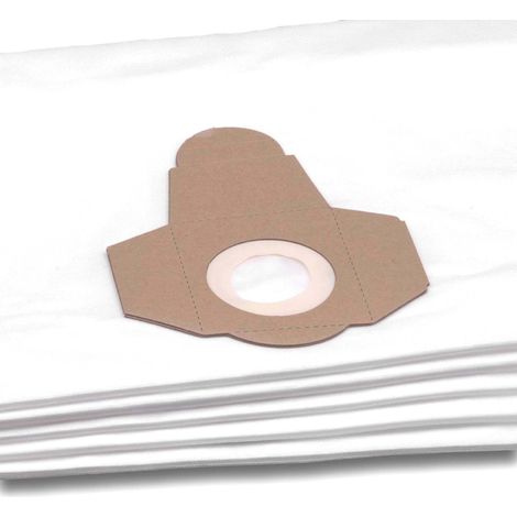 vhbw 20x Vacuum Cleaner Bag compatible with Hoover SX 6254 Jet N Wash, Wet & Dry S 2040, Wet & Dry S 2043 Vacuum Cleaner - Microfleece, 45 cm x 30 cm (1/2)
