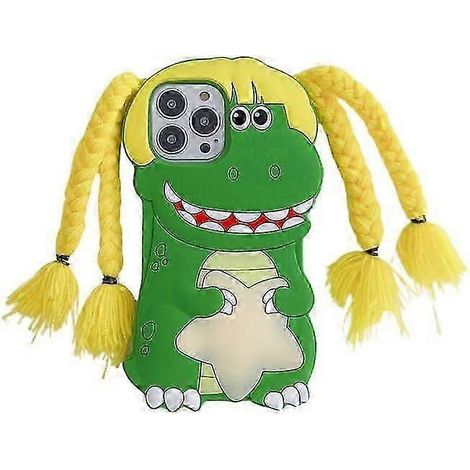 Coque 3D dinosaure dernier modèle pour iPhone 15 (6,1 pouces), motif dessin animé mignon kawaii (1/5)