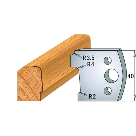 691.130 PAIRE DE LIMITEURS 40x4mm