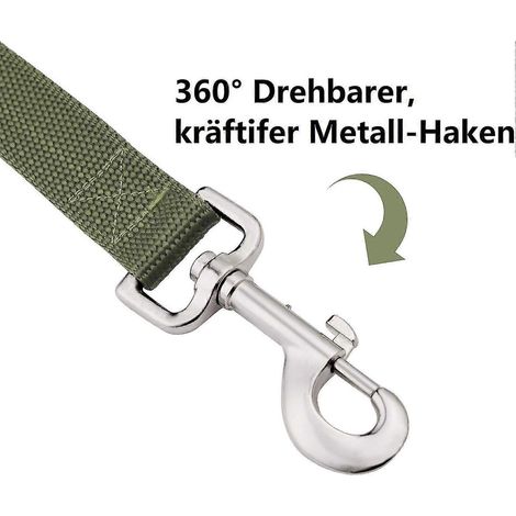 Laisse pour chien Fttouuy 5 m / 10 m / 15 m / 20 m, longue laisse d'éducation pour chiens, idéale pour la randonnée, le camping, l'éducation et la plage - 20 m (1/3)