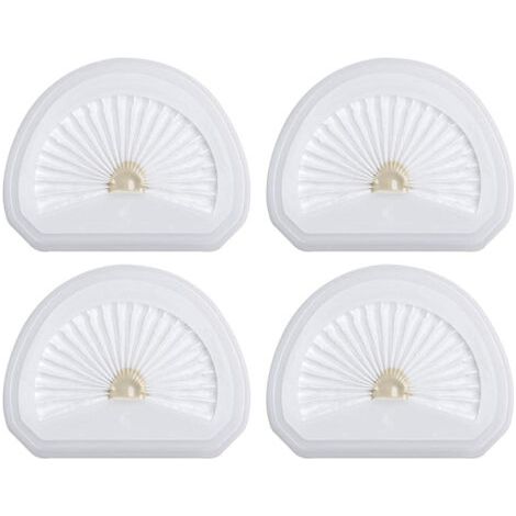 Confezione da 4 filtri per aspirapolvere portatili, compatibili con i filtri di ricambio Black & Decker VLPF10 e Dustbuster HLVA315J HLVA320J00 N575266, sostituisce il pezzo N600601.