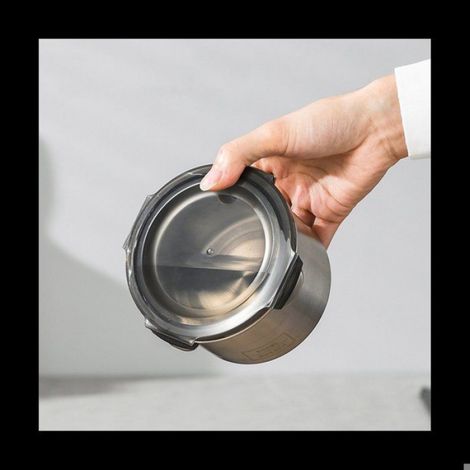 Boîte de stockage hermétique en acier inoxydable pour aliments, multigrains et café, récipient de conservation étanche pour cuisine (1/5)