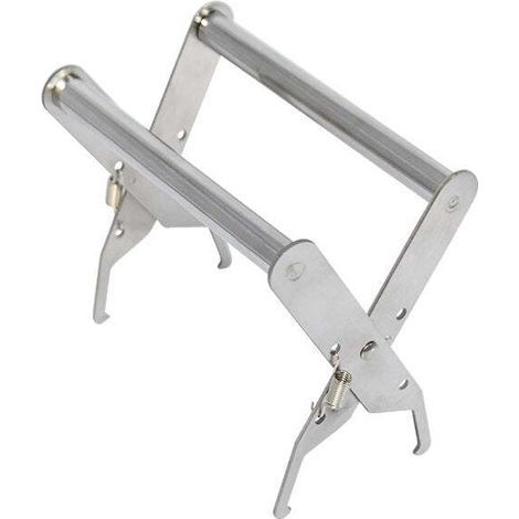 Butées de porte, lot de 18, Blanc, à ressort, avec butée en caoutchouc, pour le bas de la porte (1/4)