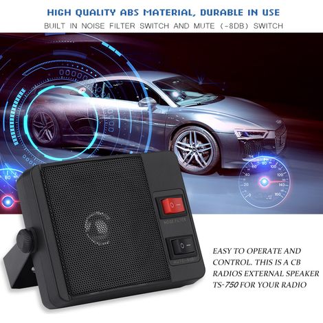Mini haut-parleur externe pour talkie-walkie YAESU, radio bidirectionnelle pour voiture ou mobile.-AquaForge (1/4)