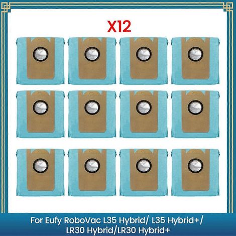 Dust Bags pour Eufy RoboVac L35 Hybrid/L35 Hybrid+/LR30 Hybrid/LR30 Hybrid+ Aspirateur de remplacement Garbage Bag – B (1/5)