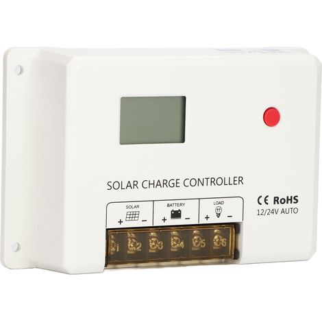40A 12V/24V PWM-Solarladeregler, konfigurierbares LCD-Display, einstellbarer MOS-Spannungsregler, Anzeige der Ladeparameter, Solarbatterieregler (1/5)