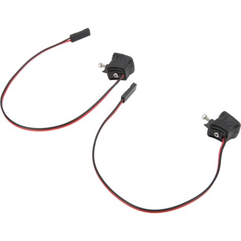 1 paire de phares carrés à LED pour voiture RC, kit de bricolage pour modèle réduit de voiture 1/10. (1/5)