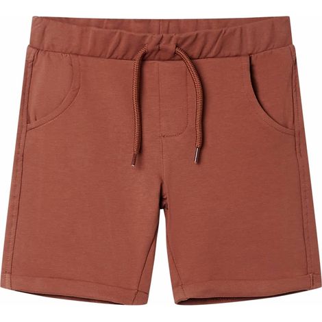 Short pour enfants avec cordon de serrage marron 104 (1/5)