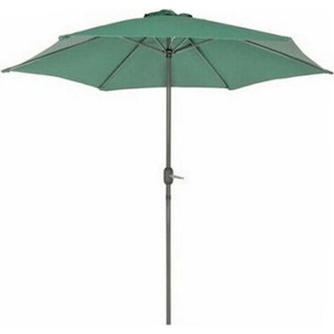 TrAdE Shop Traesio - Ombrellone Da Giardino Gazebo Ombrello Parasole 236xø270cm Verde Con Manovella 206423 - (1/5)